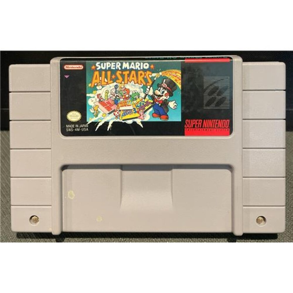 Super Mario All-Stars Super Nintendo SNES (1993) Authentic | Pristine Label
